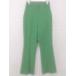 * WHO'S WHO gallery casual проверка flare pants размер F зеленый светло-зеленый серия женский P