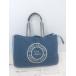 * MARC JACOBS Mark Jacobs Logo большой размер путешествие выход большая сумка индиго женский мужской E