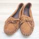 * Minnetonka Minnetonka стандартный кожа Loafer deck shoes мокасины обувь размер 8 Camel серия женский E