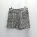 * INDIVI Indivi твид толстый красивый . Short шорты размер 38 оттенок черного женский E