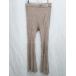 * LAGUNAMOON Laguna Moon ребра вязаный flare pants размер F мокка серия женский P