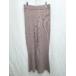 * archivesarusi-vu ребра вязаный ламе flare pants размер M оттенок коричневого женский P