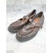 * Θ FREAK'S STORE freak s магазин Loafer способ обувь размер XL Brown женский P