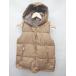 * Θ Canadian Colonial Down двусторонний тысяч птица .. Zip выше жилет размер 38 Brown женский P