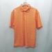 * ⊂ NIKE GOLF Nike Golf окантовка короткий рукав Golf одежда размер M orange серия мужской E