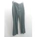 * ⊇ w closet двойной шкаф кромка разрез tuck flare pants размер свободный черный женский E