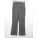 * Θ natural couture точка рисунок стрейч разрез flare pants размер F черный белый женский E