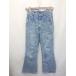 * Θ who's who Chicof-zf-chiko задний разрез Denim flare pants размер S голубой женский E