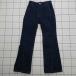 * Θ PAGEBOY Pageboy кромка разрез casual Denim flare pants размер 26M индиго серия женский E