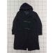 * ⊇ [ Muji Ryohin ] шерсть . полупальто "даффл коут" с капюшоном . темно-синий серия M размер мужской мужской E