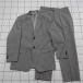 * Θ Courreges Courr?ges серый серия шерсть . выставить костюм мужской E