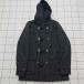 * ⊇ Zara ZARA MAN полупальто "даффл коут" с капюшоном . оттенок черного мужской L размер E