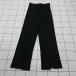 * Θ Be mingbai Beams B:MING by BEAMS ребра вязаный flare pants оттенок черного M женский E