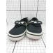 * Θ Vans VANS V47CJS контрольно-измерительный прибор панель рисунок липучка спортивные туфли ремень Logo Kids размер 14cm черный / оттенок белого E