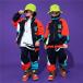  танцевальный костюм Kids hip-hop Jazz танцевальный костюм ребенок Dance одежда жакет tops брюки для мужчин и женщин .. серия Street Kids Dance постановка одежда 
