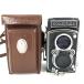 ROLLEIFLEX Rollei Flex FRANKE&amp;HEIDECKE DBP lens 1:3.5 75mm case attaching 