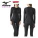  Mizuno mizuno breath Thermo внутренний рубашка рубашка с длинным рукавом женский толстый женщина защищающий от холода теплый внутренний движение спорт тренировка вырез лодочкой C2JAA841