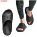  Akai si сандалии foot Release 156 мужской женский для мужчин и женщин тапочки спорт сандалии широкий . высота отек арка поддержка здоровье AKAISHI AF156019BK