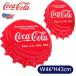  Coca Cola табличка колпачок для бутылки жестяная пластина табличка Coca Cola товары интерьер смешанные товары american смешанные товары стена декортивный элемент орнамент retro магазин Dyna - Cafe . магазин модный 