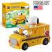  Snoopy блок товары для ванны сборная головоломка Pantasy Peanuts School Bus официальный лицензия герой american смешанные товары интерьер сборка подарок 