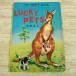  учебная иллюстрированная книга [MY HAPPY BOOK 3 LUCKY PETS Nakayoshi ] день Британия . регистрация DOEISHA retro книга с картинками Showa распроданный .... животное изучение английского языка .