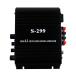 Bluetooth5.0�Ή� 4.1ch�f�W�^���A���v 4�~40W�{RCA�T�u�E�[�t�@�[ ���^�A���v USB/SD�J�[�h�Đ� 4�`�����l�� Hi-Fi�T�E���h 12V/5A�A�_�v�^�[�t LPS299 �֘A�摜3