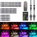 led лента свет для мотоцикла мульти- канал RGB illumination мотоцикл полоса свет GREENBEAN много вид музыка режим b