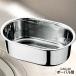  wash . compact wash .. oval type stainless steel 