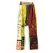 [ б/у одежда ] Africa n брюки шаровары общий рисунок Vintage многоцветный мужской M [ б/у ] n044196