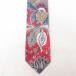 [20%OFF] б/у галстук 90s цветочный принт темно-красный 25jul15 2OF