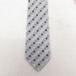  б/у JOS A BANK галстук шелк Италия производства серый 26feb13