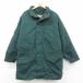 XL/ б/у одежда Eddie Bauer длинный рукав нейлон пуховик мужской 00 годы 00s длинный длина зеленый внутри сторона стеганое полотно 26feb12 5OF