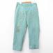 W35/ б/у одежда рабочие брюки мужской 90 годы 90s хлопок USA производства незначительный зеленый 26feb14