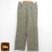 W32/ б/у одежда ta long брюки мужской 70 годы 70s слаксы ботинки cut шерсть Brown проверка 26sep03