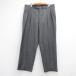 W36/ б/у одежда DOCKERS Docker's брюки мужской слаксы two tuck серый проверка 26sep30