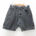 W32/ old clothes Wrangler short pants shorts men's black black Denim 24jun24 used bottoms short bread show bread half 