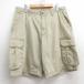[50%OFF]W36/ б/у одежда цент John z Bay Short брюки-карго шорты мужской хлопок бежевый хаки 25jun11 б/у низ короткий 5OF