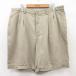 [50%OFF]W36/ б/у одежда шорты шорты мужской хлопок бежевый хаки 25jun25 б/у низ короткий хлеб шоу хлеб половина 5OF