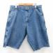 [50%OFF]W34/ б/у одежда Wrangler Short painter's pants шорты мужской темно-синий темно-синий Denim 25jul07 б/у низ короткий хлеб sho5OF