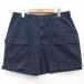 [50%OFF]W35/ б/у одежда Short втулка брюки шорты мужской хлопок темно-синий темно-синий 25jul11 б/у низ короткий хлеб шоу хлеб 5OF