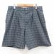 [50%OFF]W34/ б/у одежда American Eagle шорты шорты мужской 90s темно-синий др. темно-синий проверка 25jul11 б/у низ короткий хлеб 5OF