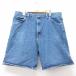 [50%OFF]W38/ б/у одежда Wrangler шорты шорты мужской хлопок темно-синий темно-синий Denim 25jul17 б/у низ короткий хлеб шоу 5OF