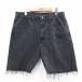 [50%OFF]W34/ б/у одежда lasla- шорты шорты мужской хлопок чёрный черный Denim 25aug02 б/у низ короткий хлеб шоу pa5OF