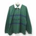 XL/ б/у одежда Eddie Bauer длинный рукав бренд Rugger рубашка мужской 00s EBTEK большой Logo вышивка большой размер хлопок зеленый др. зеленый spe 24ma