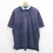 XL/ б/у одежда Ralph Lauren короткий рукав бренд Rugger рубашка мужской 90s one отметка Logo хлопок темно-синий др. темно-синий spe 24aug03 средний 