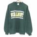 L/ б/у одежда Jerseys длинный рукав тренировочный мужской 90 годы 90s SCHALMONT вырез лодочкой USA производства . зеленый 25nov19