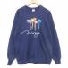 M/ б/у одежда Jerseys длинный рукав тренировочный мужской 80 годы 80slas Vegas la gran вырез лодочкой USA производства темно-синий 26may30