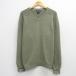 XL/ б/у одежда Ran z end свитер с длинным рукавом мужской 90 годы 90s одноцветный хлопок V шея USA производства зеленый 26mar25