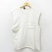 [50%OFF]L/ б/у одежда Gap GAP безрукавка Vintage футболка мужской 00s. с карманом хлопок вырез лодочкой незначительный бежевый машина 5OF
