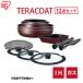 fu.... налог сковорода TERACOAT 12 позиций комплект красный Iris o-yamaIH газ сковорода кастрюля комплект 26cm кастрюля яйцо жарение сковорода для омлета eg хлеб ... Miyagi префектура большой река . блок 